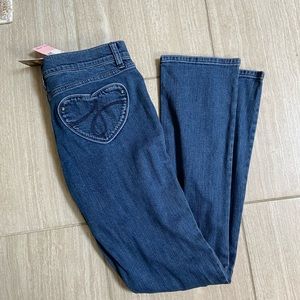 juicy couture heart pocket jeans